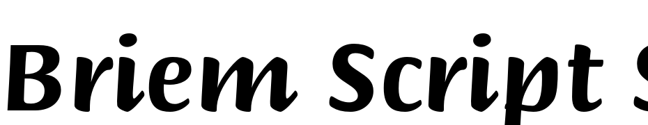 Briem Script Std Bold Font Download Free