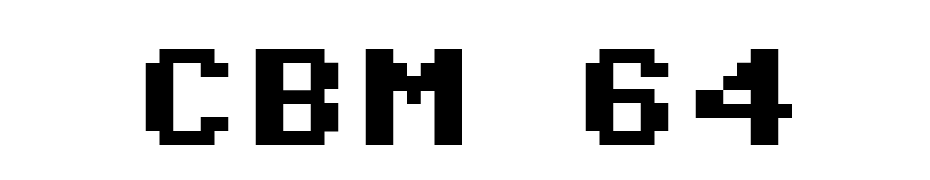 CBM 64 Font Download Free