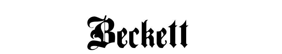 Beckett Font Download Free
