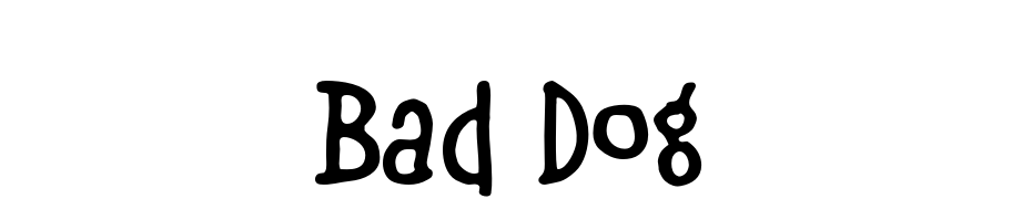 Bad Dog Font Download Free