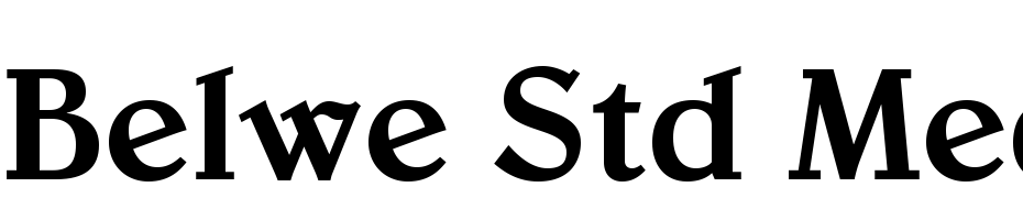 Belwe Std Medium Font Download Free