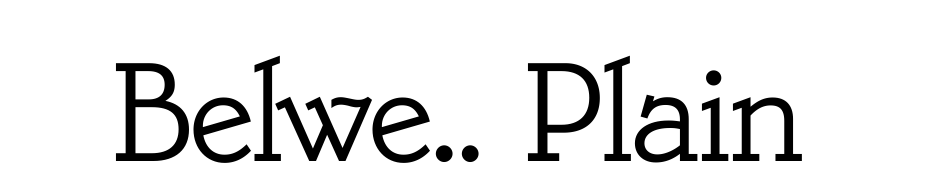 Belwe.. Plain Font Download Free