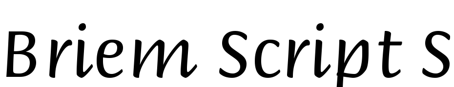 Briem Script Std Font Download Free