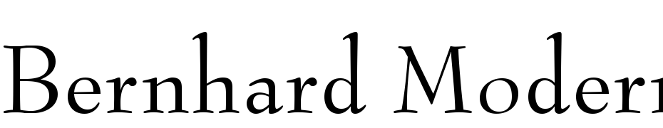 Bernhard Modern Std Roman cкачати шрифт безкоштовно