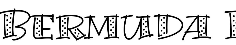 Bermuda LP Std Dots Font Download Free