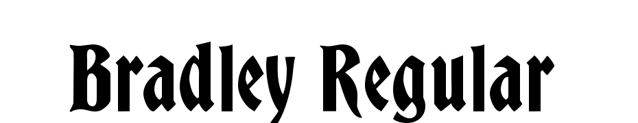 Bradley Regular Font Download Free