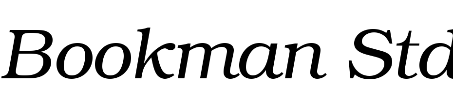 ITC Bookman Std Light Italic Font Download Free