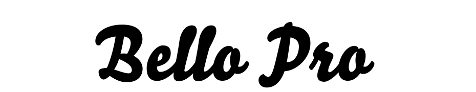 Bello Pro Font Free