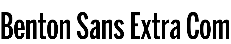 Benton Sans Extra Comp Medium Polices Telecharger