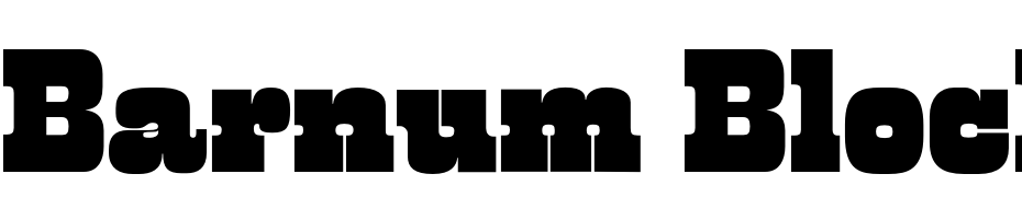 Barnum Block CG Font Download Free