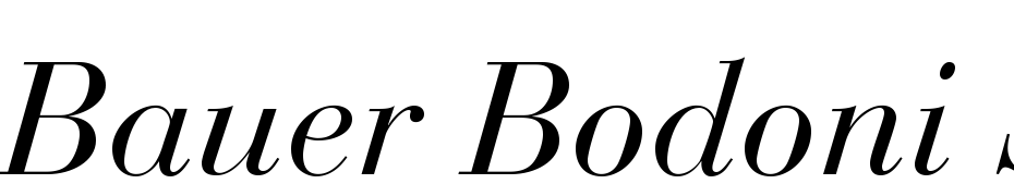 Bauer Bodoni Std Italic Font Download Free
