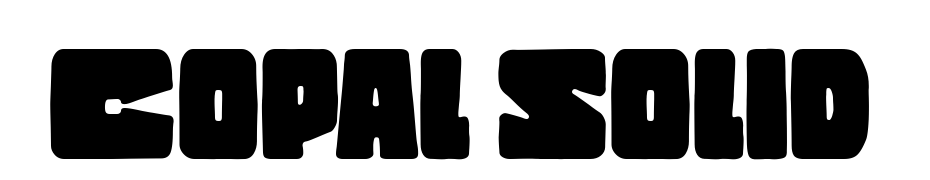 Copal Solid Font Download Free