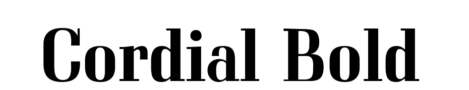 Cordial Bold Font Download Free