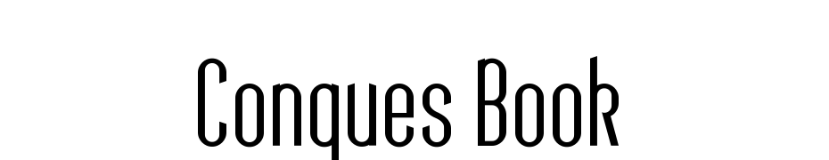 Conques Book Font Download Free