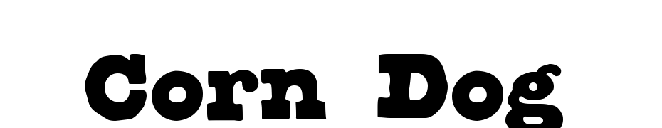 Corn Dog Font Download Free