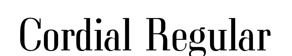 Cordial Regular Font Download Free