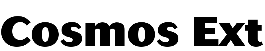 Cosmos Extra Bold Font Download Free