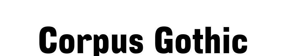 Corpus Gothic Font Download Free