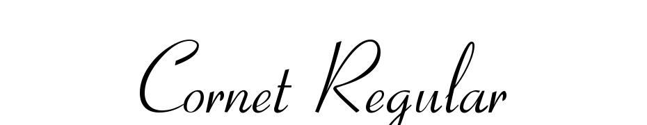 Cornet Regular Font Download Free