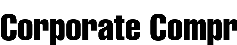 Corporate Compressed Font Download Free