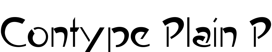 Contype Plain PDF Font Download Free