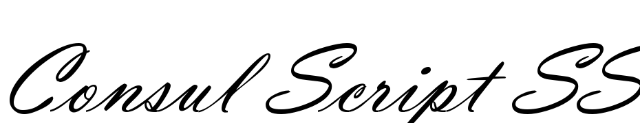 Consul Script SSK Font Download Free