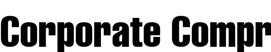 Corporate Compressed Font Download Free