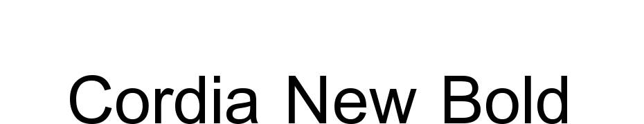 Cordia New Bold Font Download Free
