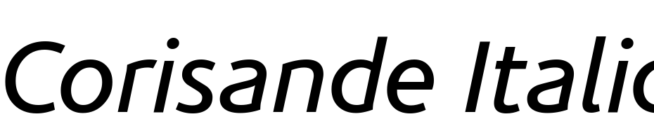 Corisande Italic Font Download Free