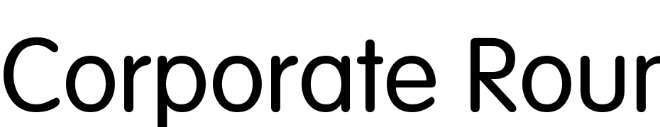 Corporate Rounded Font Download Free