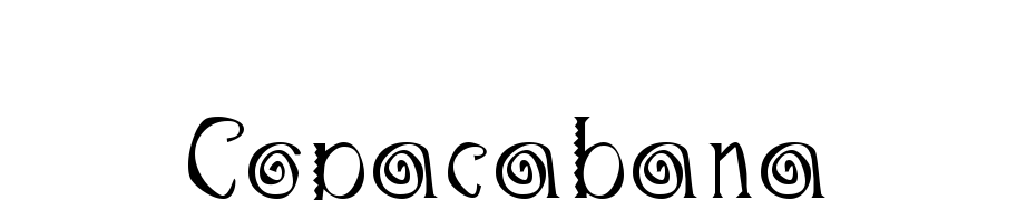 Copacabana Font Download Free