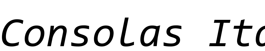 Consolas Italic Font Download Free