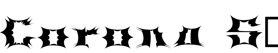Corona S&yuml;&yuml;lyz Font Download Free
