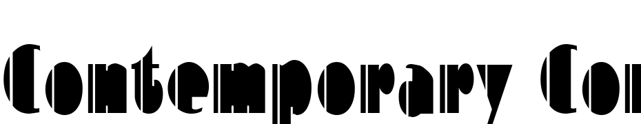 Contemporary Condensed Font Download Free