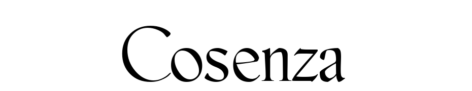 Cosenza Font Download Free
