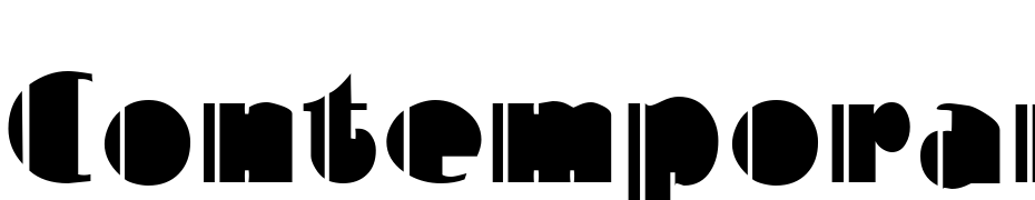 Contemporary Font Download Free