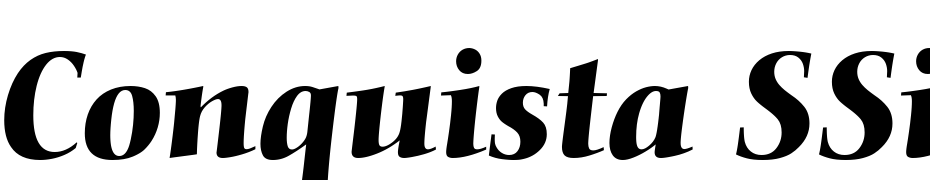 Conquista SSi Italic Font Download Free