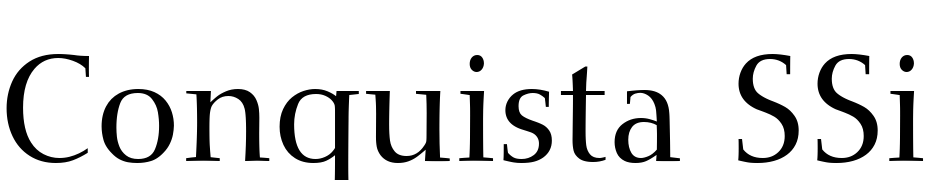 Conquista SSi Font Download Free