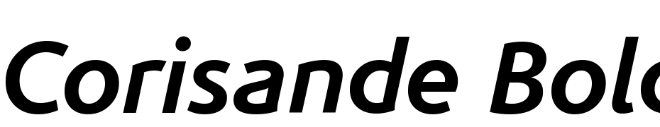 Corisande Bold Italic Font Download Free
