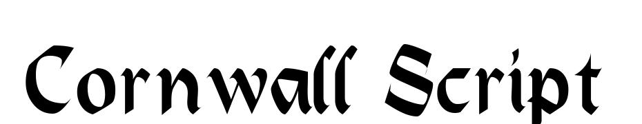 Cornwall Script Font Download Free
