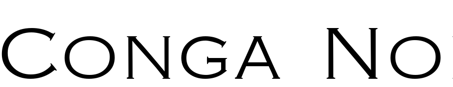 Conga Normal Font Download Free