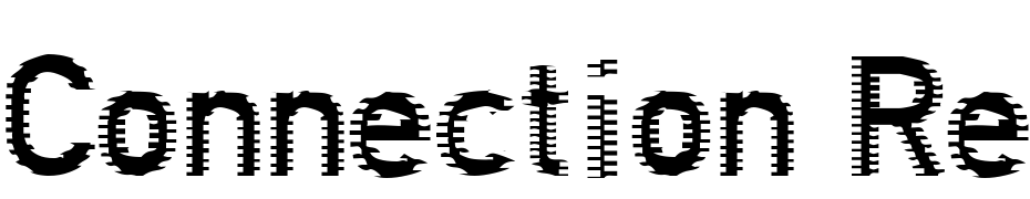 Connection Regular Font Download Free