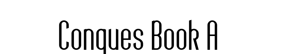 Conques Book A Font Download Free