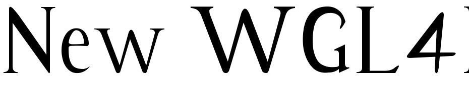 New WGL4Font Font Download Free