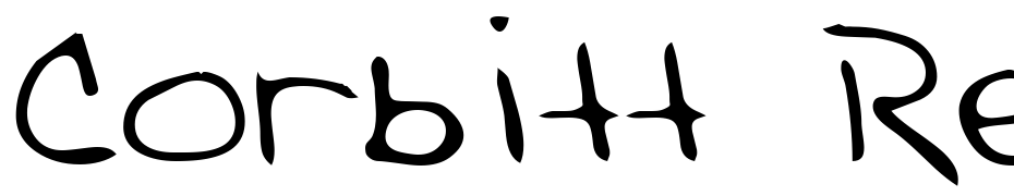 Corbitt Regular Font Download Free
