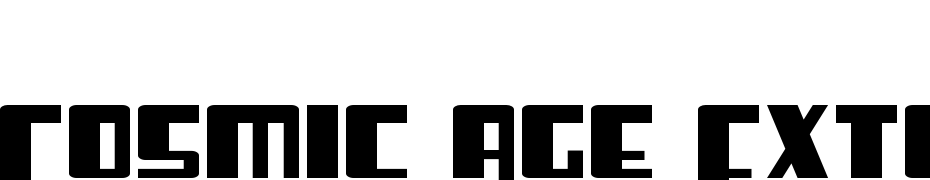 Cosmic Age Extended Font Download Free