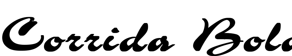 Corrida Bold Font Download Free