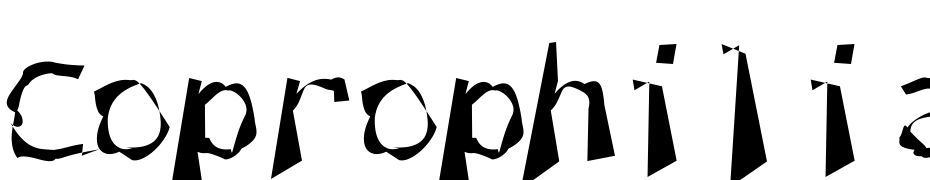 Coprophilia Font Download Free