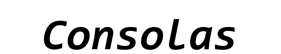 Consolas Bold Italic cкачати шрифт безкоштовно