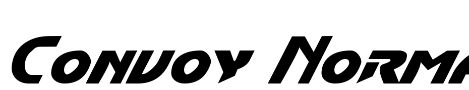 Convoy Normal Font Download Free